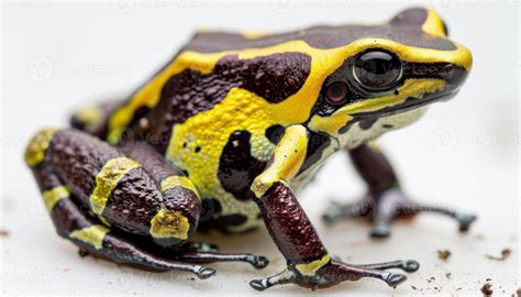  Yellow-Banded Poison Dart Frog: A Miniature Jewel That Packs a Colorful Punch!